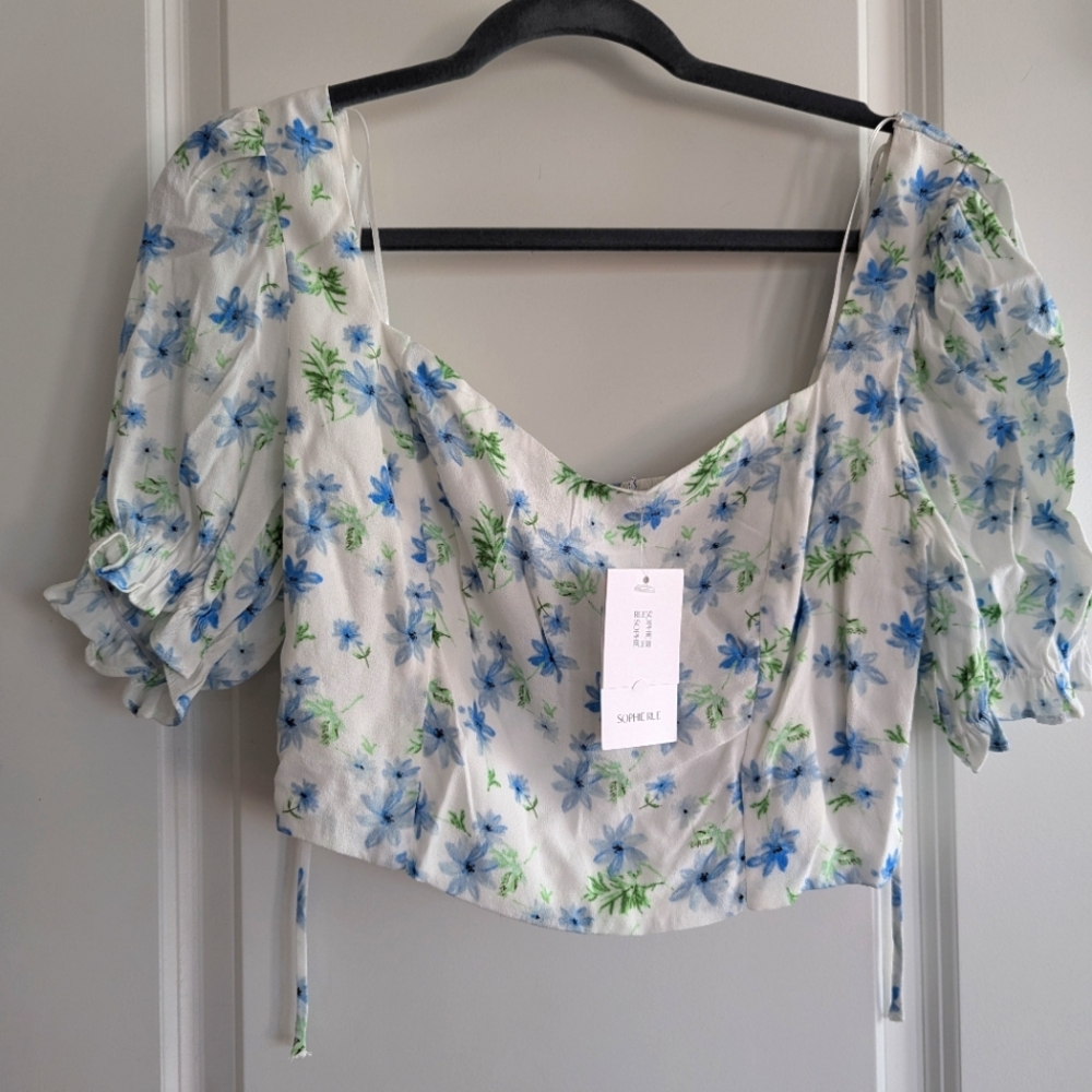Sophie Rue floral crop top - Picture 1 of 5